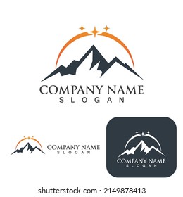 Mountain Logo Template Vector illustration design