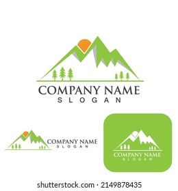 Mountain Logo Template Vector illustration design