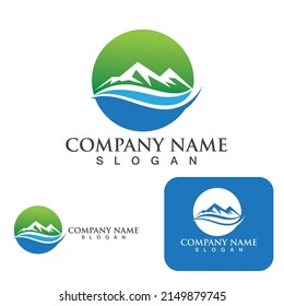 Mountain Logo Template Vector illustration design