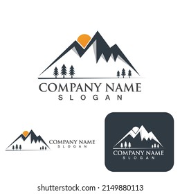 Mountain Logo Template Vector illustration design