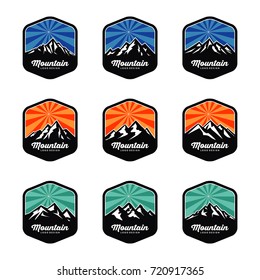 Mountain Logo Template Vector Illustration