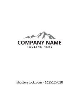 Mountain Logo Template. Vector Illustrator.