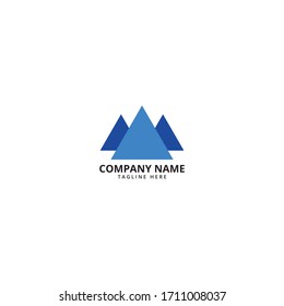 Mountain Logo Template. Vector Illustrator.