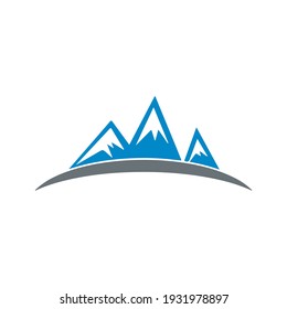 Mountain Logo Template. Vector Illustrator Eps.10