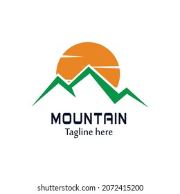 Mountain Logo Template. Vector Illustrator Eps.10
