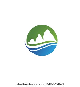Mountain Logo Template vector symbol nature