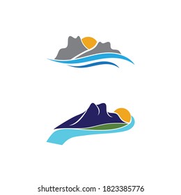 Mountain Logo Template vector symbol nature