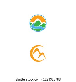 Mountain Logo Template vector symbol nature