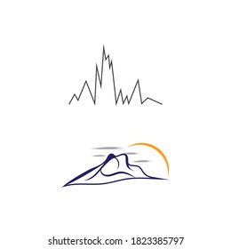 Mountain Logo Template vector symbol nature