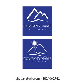 Mountain Logo Template vector symbol nature