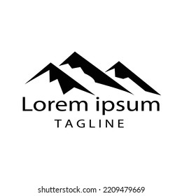 Mountain logo with text "Three Peak" below