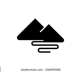 Mountain logo vector 2