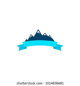 mountain logo vector