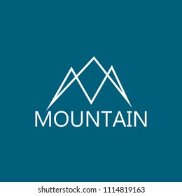 Mountain logo vector