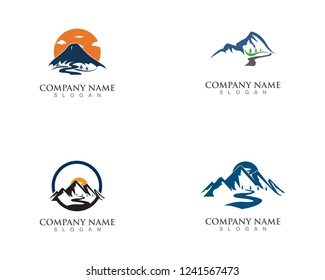Mountain logo and vector