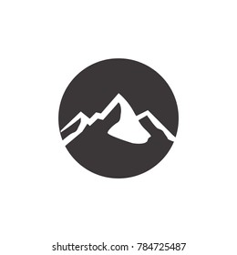 Mountain logo vector design