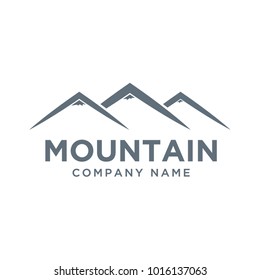 Mountain Logo vector design illustration.