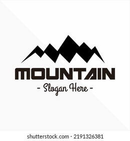 Mountain logo vector, Mountain logo design tamplate 