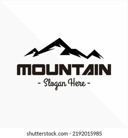 Mountain logo vector, Mountain logo design tamplate 