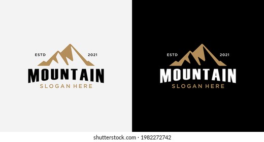 mountain logo vector design template