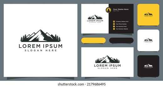 mountain logo vector design template