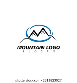 Mountain Logo Vector Design Template
