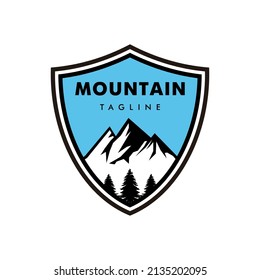 Mountain logo vector design templates isolated on white background