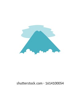 mountain logo vector element template