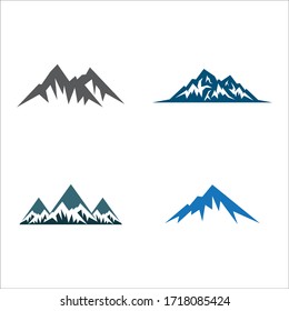 Mountain logo vector icon design