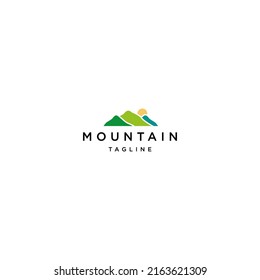 Mountain logo vector icon design template