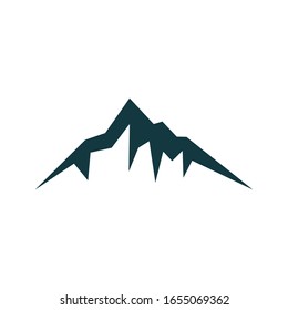 Mountain logo vector icon illustration design