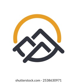 Mountain Logo Vector Icon Template Illustration