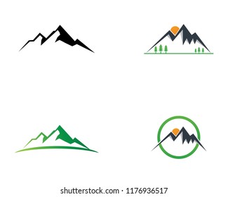 Mountain logo vector illustration