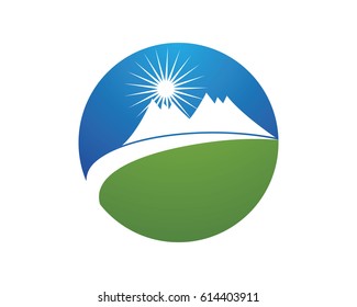 Mountain Logo, Vektorgrafik