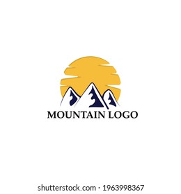 mountain logo vector illustration concept, icon, element and template for company 
