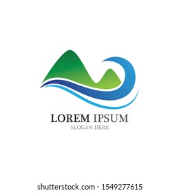 Mountain Logo Vector illustration design