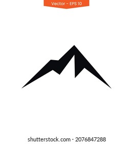 Mountain logo vector illustration design template