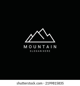 

mountain logo  vector illustration design premium vector