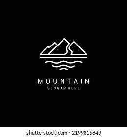 

mountain logo  vector illustration design premium vector