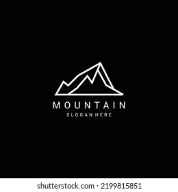 

mountain logo  vector illustration design premium vector