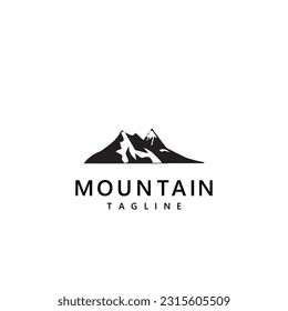 Mountain logo vector illustration design 