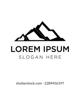mountain logo vector illustration isolated on white background