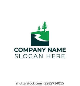 Mountain logo vector illustration template 