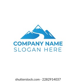 Mountain logo vector illustration template 