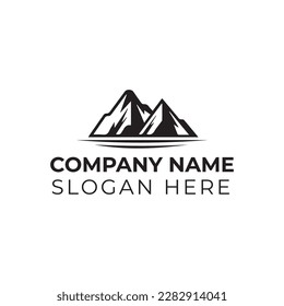 Mountain logo vector illustration template 