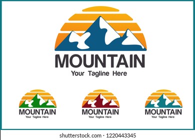 Mountain Logo Vector Premium Download Adventure Vintage Logo