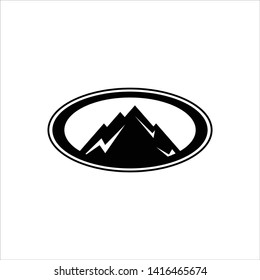 The mountain Logo Vector, mountain symbol, mountain icon, Mountain logo template.