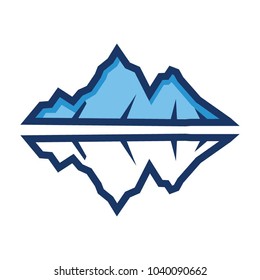 Mountain logo, vector logo template