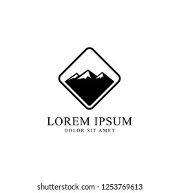 Mountain Logo, vector logo template