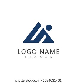 Mountain logo vector template symbol design